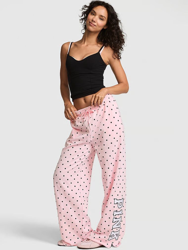 Pantaloni de trening cu croi larg și tiv despicat Campus Fleece
