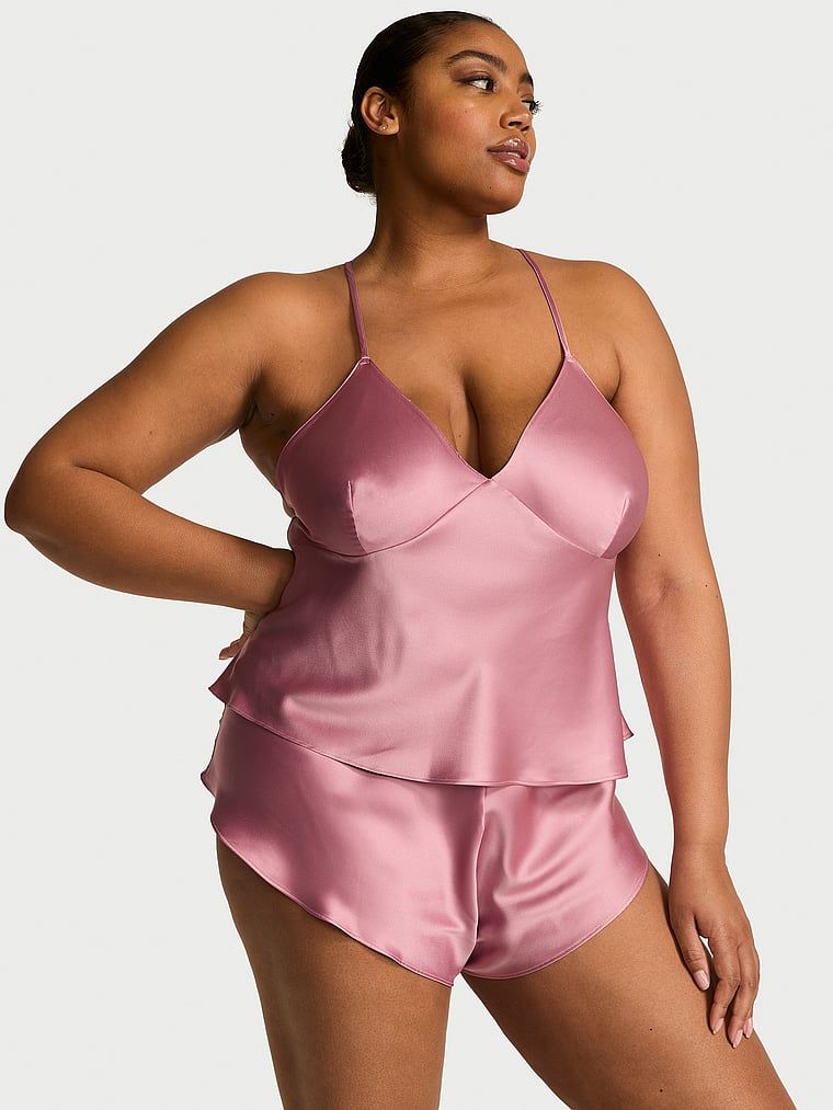 Victorias Secret Set șort și top Cami din satin
