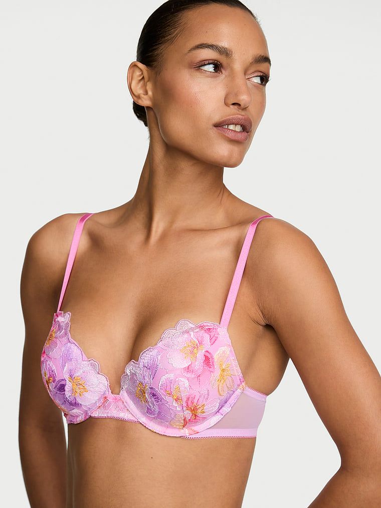 Dream Angels Sutien Push-Up cu broderie Watercolor