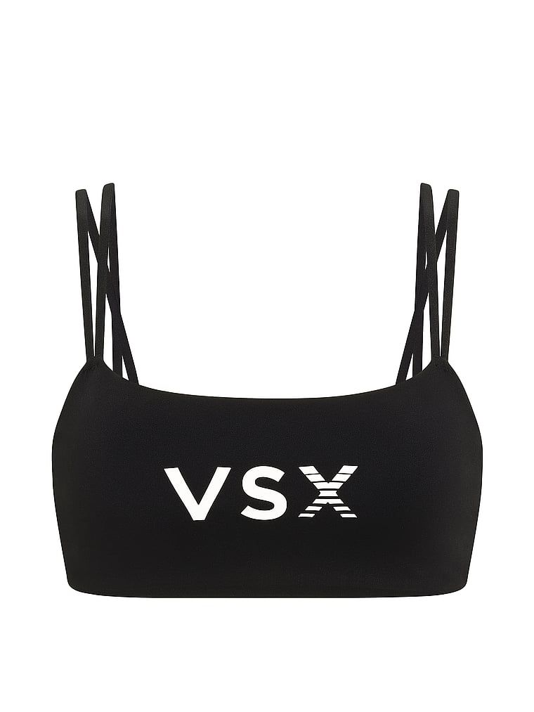Sutien sport VSX Elevate. Produsul este negru și provine din colecția VSX.