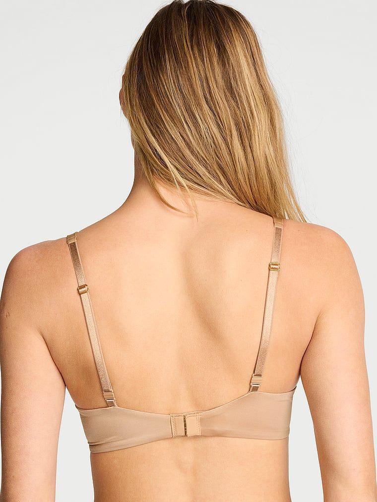 Sutien Smooth Plunge ușor căptușit. Produsul este de culoare bej și provine din colecția Very Sexy.