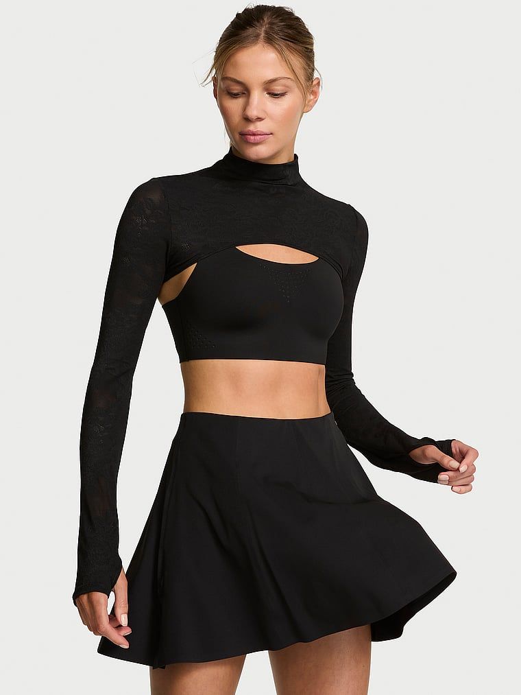 VSX Bolero din dantelă cu guler înalt VSX RoseFlex