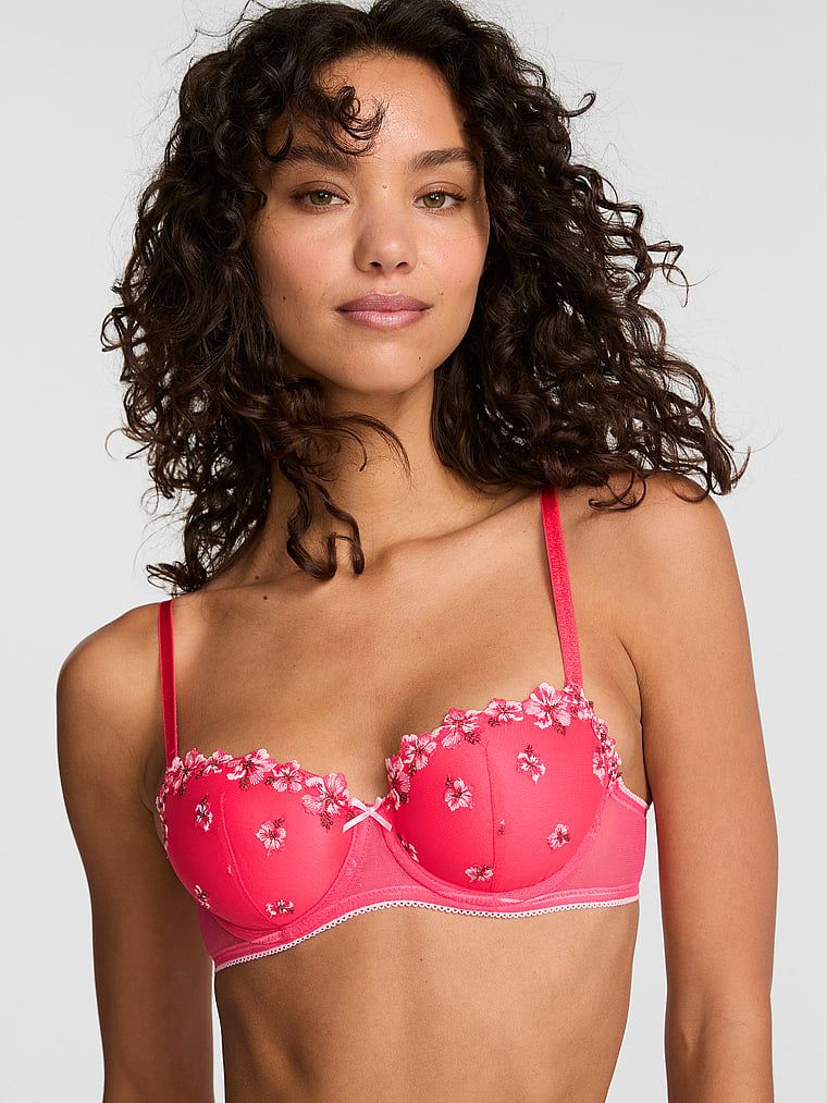 Sutien balconette ușor căptușit PINK Wink