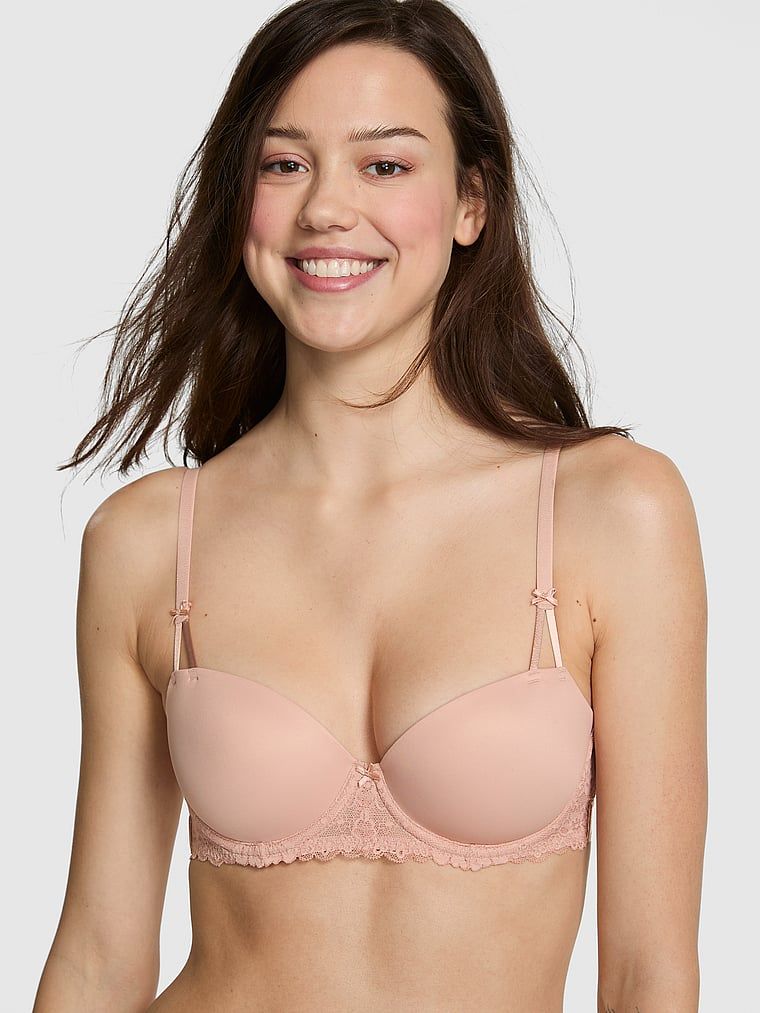 PINK Sutien balconette ușor căptușit PINK Wink