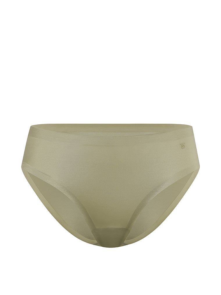 Chiloți de bikini cu talie medie, fără apariție. Produsul este verde și provine din colecția No-Show.