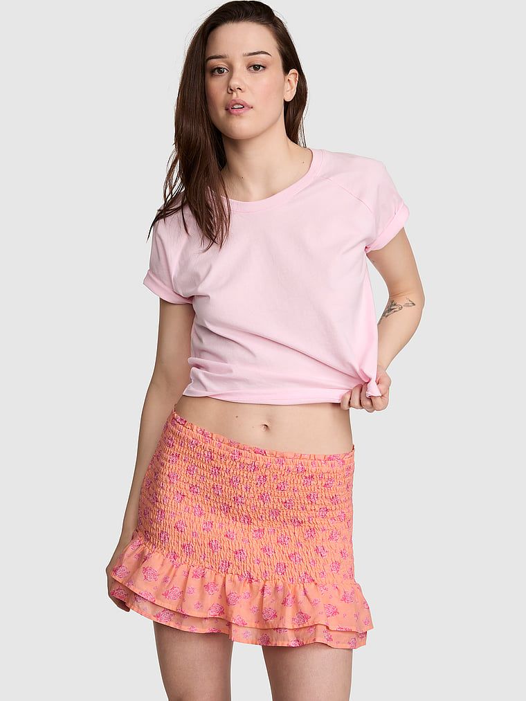 Fustă mini cu fronseuri Flirty Fit