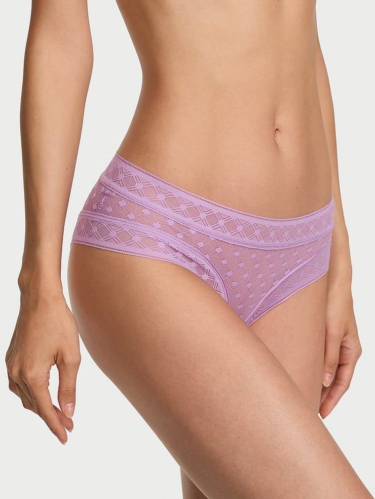 Lacie Chiloți Cheeky din dantelă, cu model geometric cu buline
