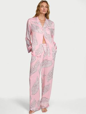 Victoria's Secret Set pijamale lungi din satin
