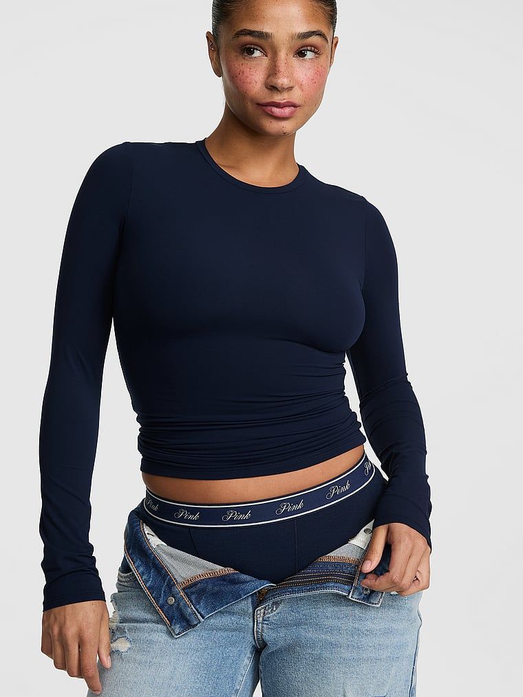 Tricou cu mânecă lungă PINK Base Stretch