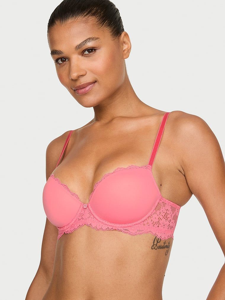 Dream Angels Sutien Demi din dantelă, cu căptușeală subțire