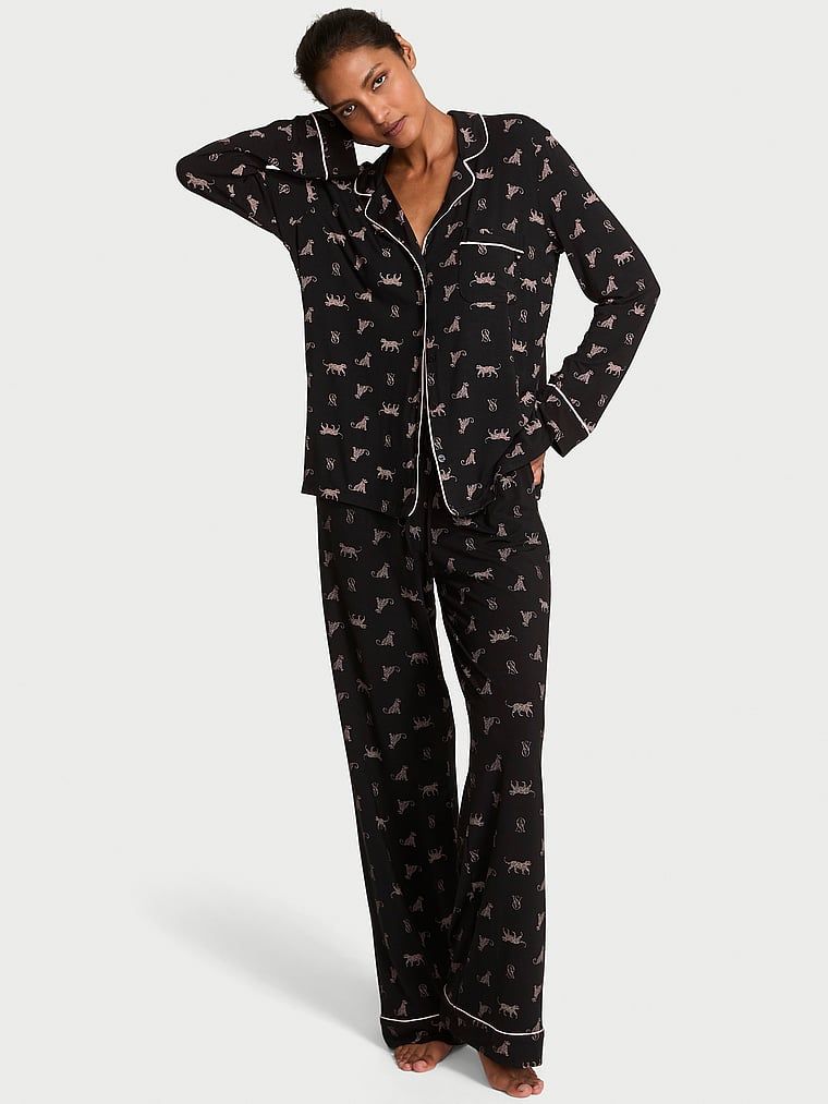 Victorias Secret Set pijama lungă din modal moale