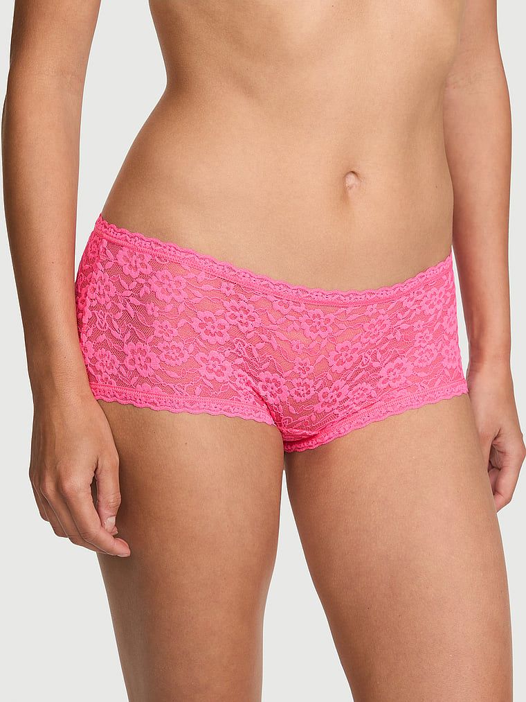 Lacie Chiloți Boyshort din dantelă, cu talie joasă