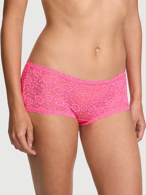 Lacie Chiloți Boyshort din dantelă, cu talie joasă