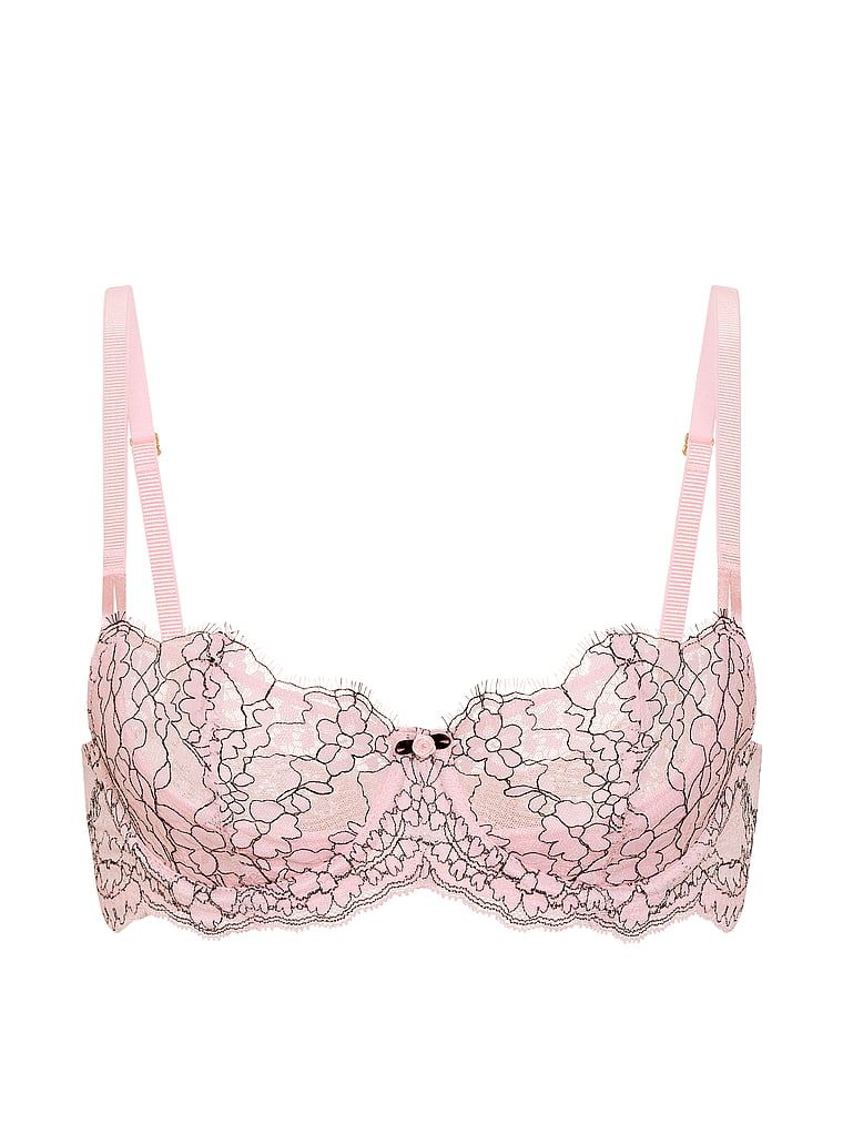 Wicked Lace Balconette fără sutien balconette cu căptușeală. Produsul are o culoare multicoloră și provine din colecția Dream Angels.