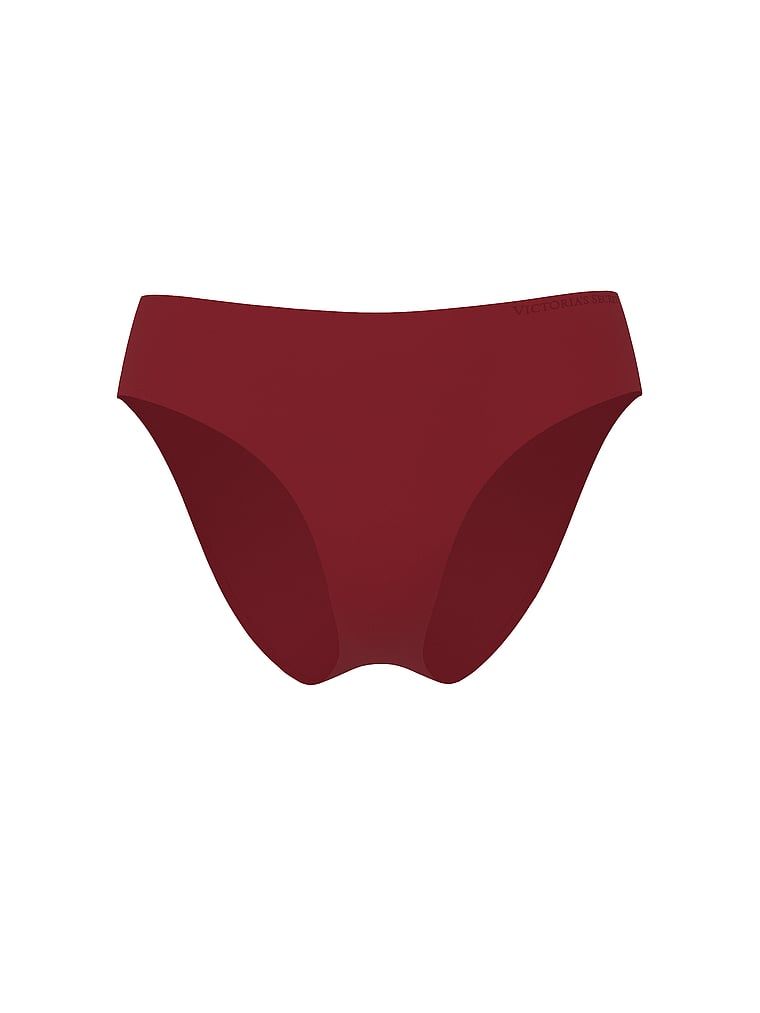 Chiloți de bikini flexibili din microfibră. Produsul este de culoare roșie și provine din colecția Body by Victoria.