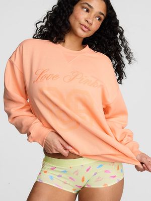Bluză oversize cu decolteu la baza gâtului Campus Fleece
