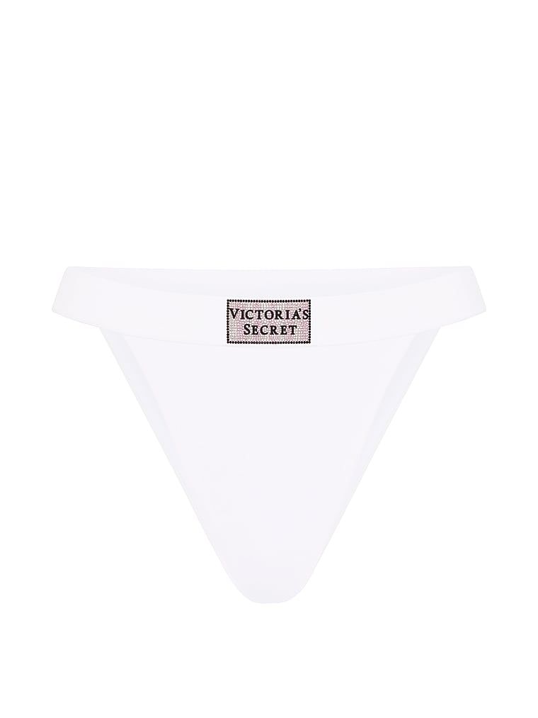 Chiloți din bumbac în stilul logo-ului Shine Patch din anii '90. Produsul este alb și provine din colecția Cotton.