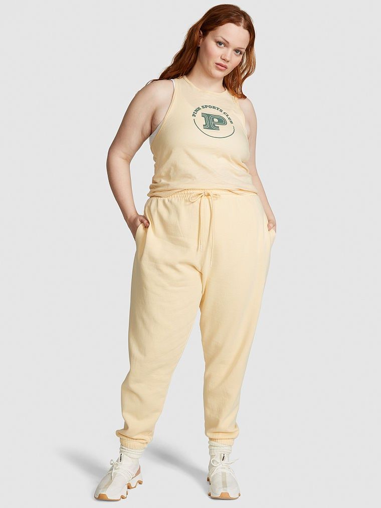 Pantaloni de sport din material Fleece Ivy Gym Class