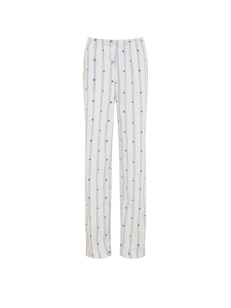 Pantaloni de pijama Heritage din bumbac Mix & Match. Produsul are o culoare florală și provine din colecția Victoria's Secret.