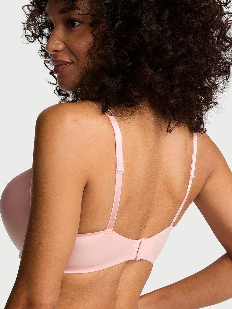 Sutien push-up Shine Script. Produsul este roz și provine din colecția Very Sexy.