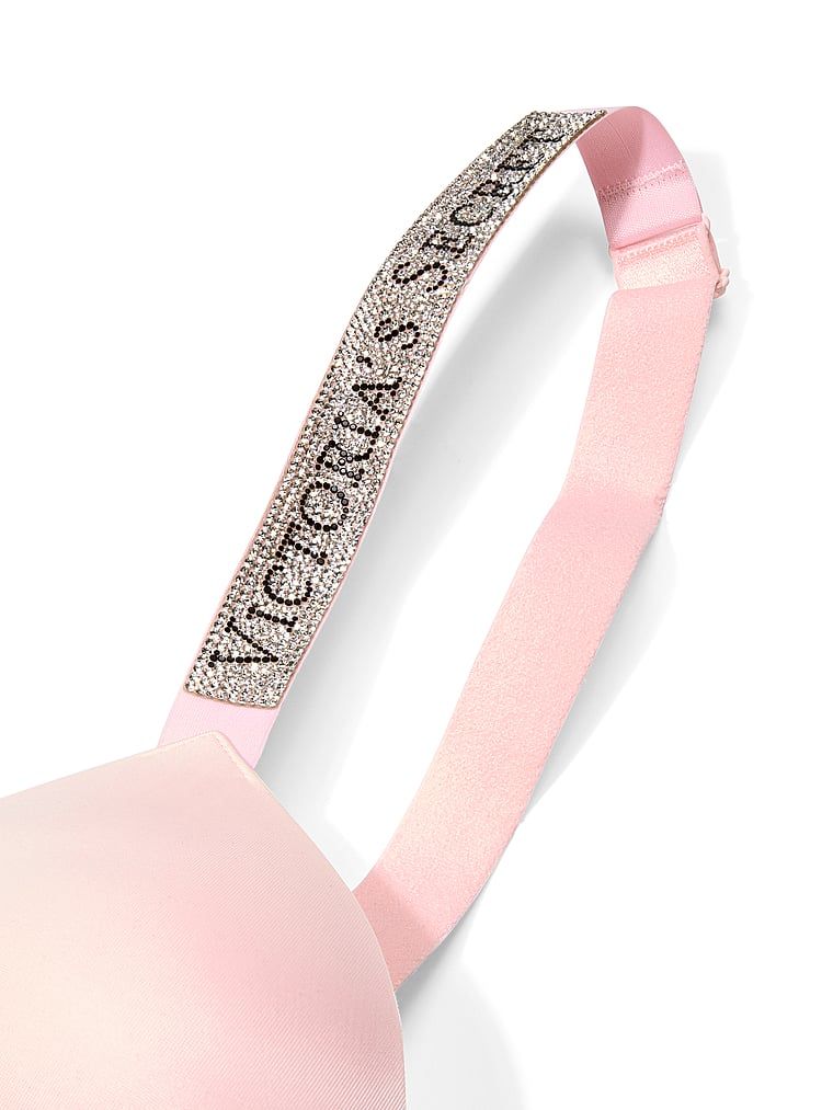 Sutien măritor push-up 2 mărimi Bombshell Shine Strap. Produsul este roz și provine din colecția Very Sexy.
