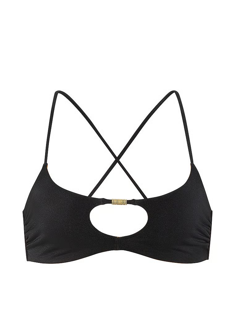 Inele decupate dublu cu top de bikini. Produsul este multicolor și provine din colecția Victoria's Secret Swim.