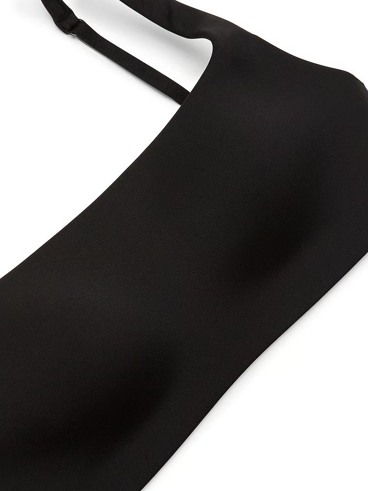 Sutien Luxe Contour Scoop ușor căptușit. Produsul este negru și provine din colecția Body by Victoria.