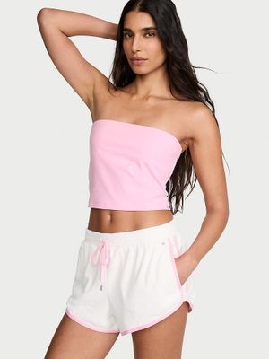 Angel Essentials Pantaloni scurți din frotir fin cu tiv rotunjit