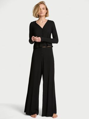 Victoria's Secret Set pantaloni și top Henley din modal ultrafin SoSoft