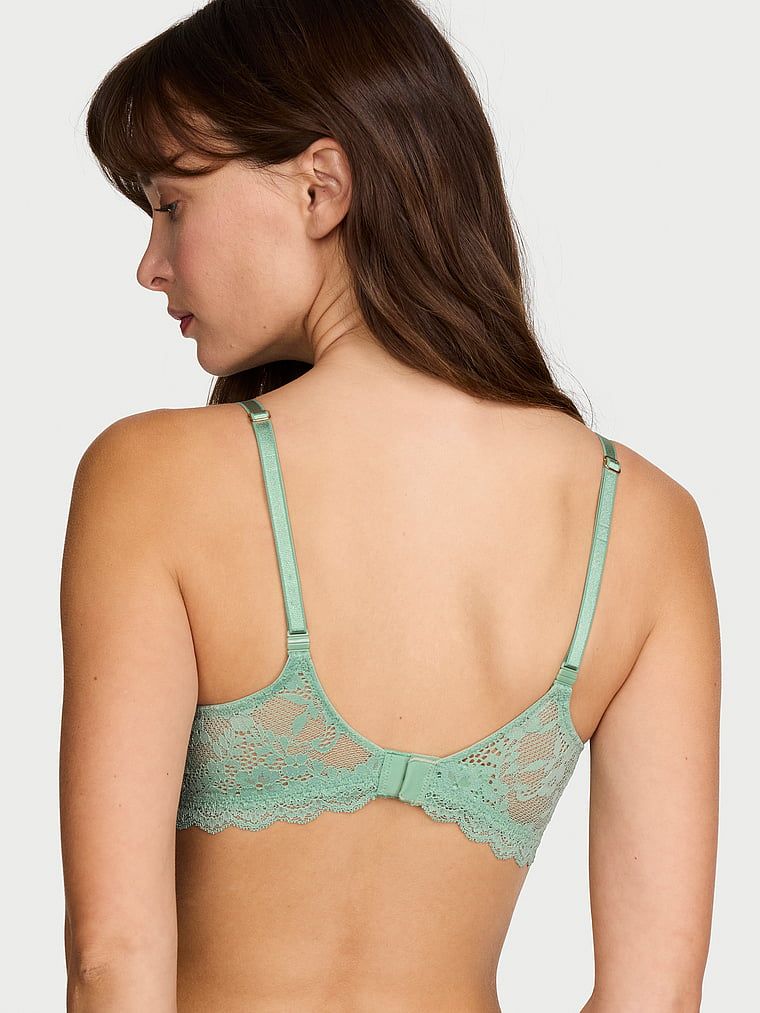 Sutien push-up fără armă: Smooth and Lace. Produsul este verde și provine din colecția Dream Angels.