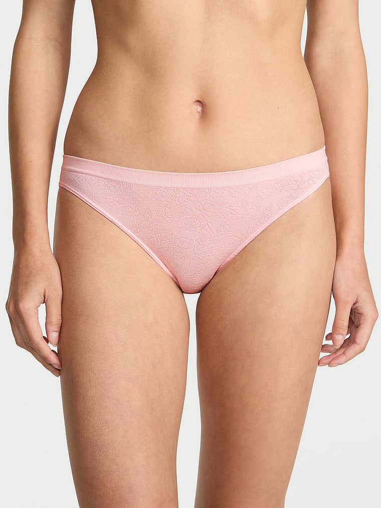 Chiloți Bikini fără cusături. Produsul are un model floral și provine din colecția Seamed.