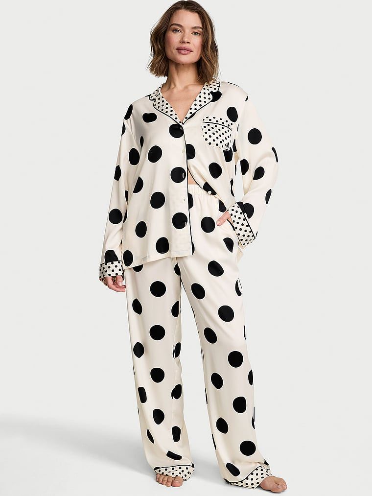 Victoria's Secret Set pijamale lungi din satin