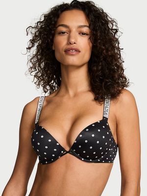 Very Sexy Sutien Push-up Bombshell cu bretele strălucitoare Add-2-Cups