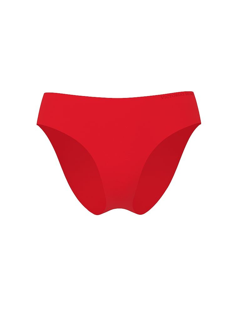 Chiloți de bikini flexibili din microfibră. Produsul este de culoare roșie și provine din colecția Body by Victoria.