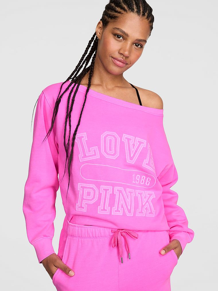 Bluză reiată pe umeri Campus Fleece