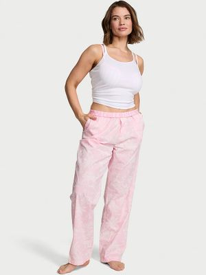 Victoria's Secret Pantaloni de pijama din bumbac Mix & Match Heritage