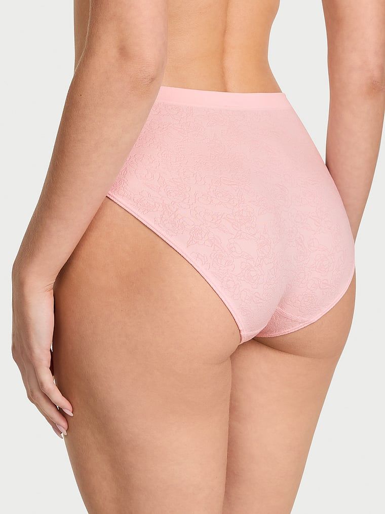 Chiloți cu picioare cu tăietură înaltă, picioare fără cusături. Produsul este de culoare florală și provine din colecția Seamless (Seamless Collection).