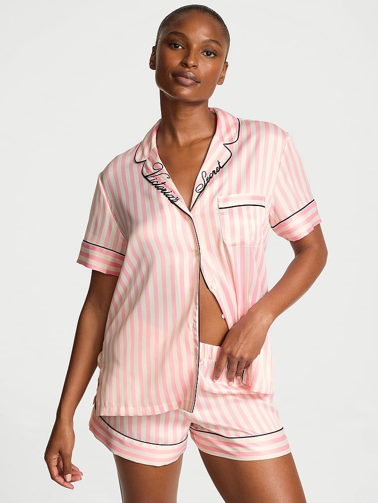 Victoria's Secret Set pijama scurtă din satin Signature