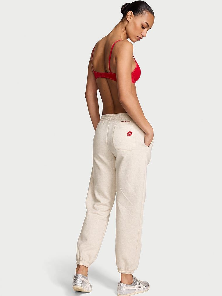 Angel Essentials Pantaloni Jogger pentru timpul liber din fleece