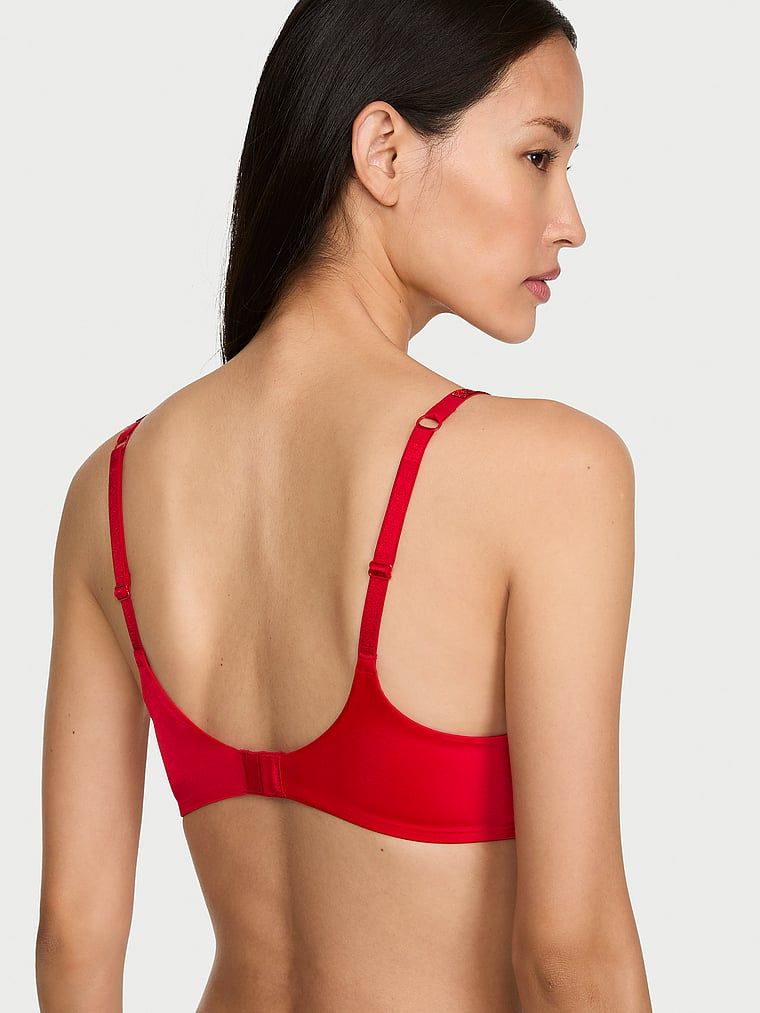 Sutien push-up fără bretea So Obseded Shine cu sârmă. Produsul este roșu și provine din colecția Very Sexy.