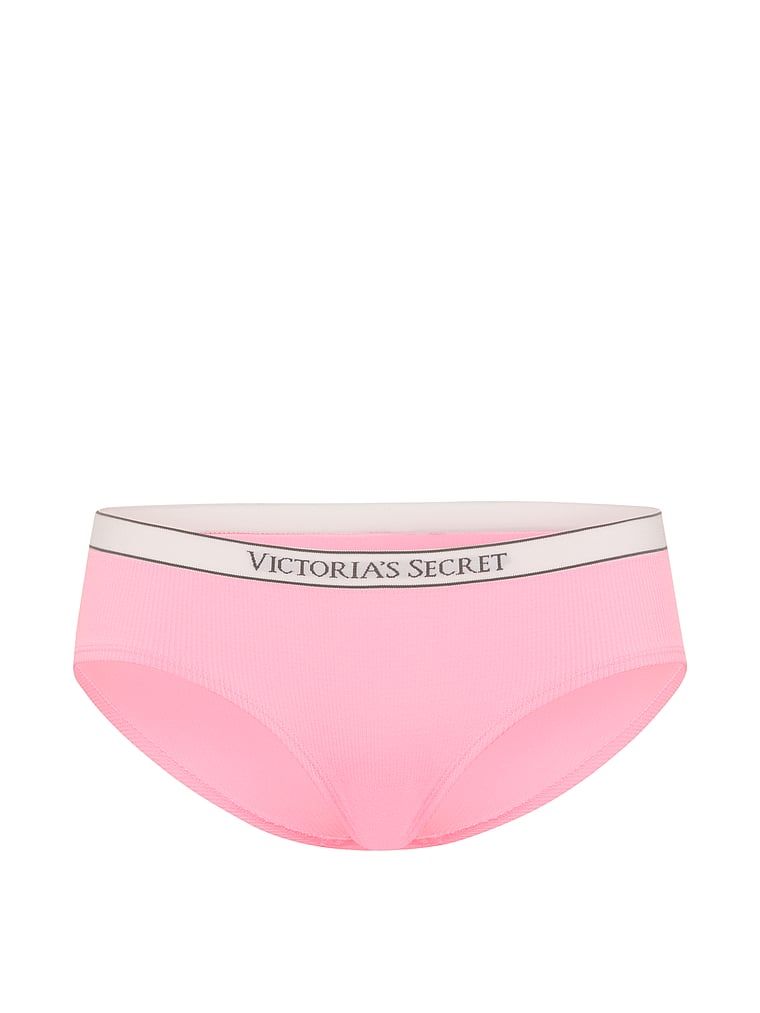 Chiloți cu nervuri și logo-ul Seamless Rib Hiphugger. Produsul are o culoare cu model și provine din colecția Seamless (Seamless Collection).
