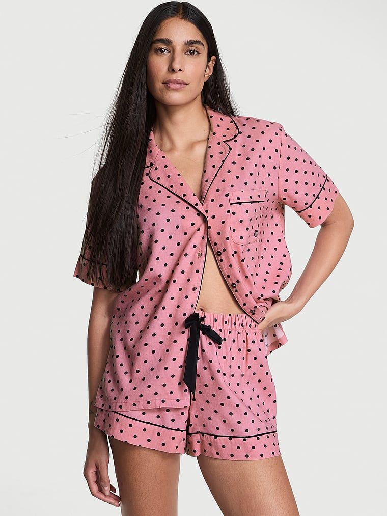 Victorias Secret Set pentru somn scurt din flanel