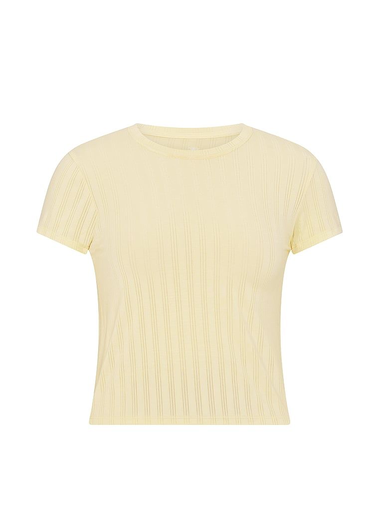 Tricou Modal SoSoft Ultra-Fine pentru dormit. Produsul este galben și provine din colecția Victoria's Secret.