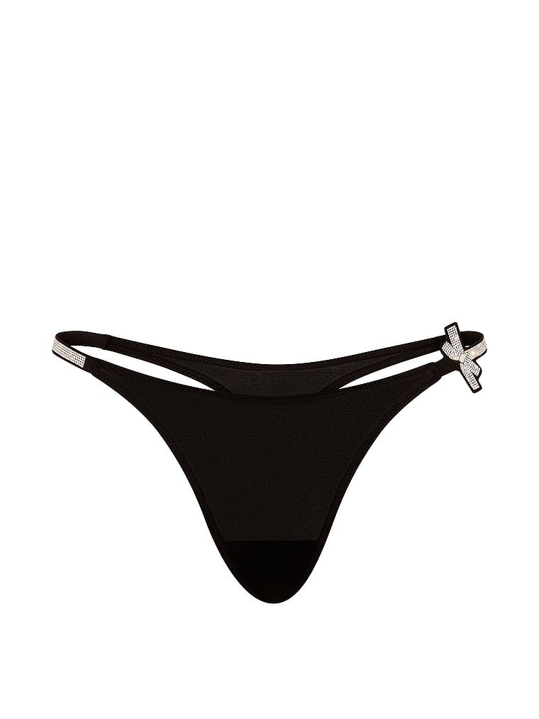 Tanga Shine Bow. Produsul este negru și provine din colecția Very Sexy.