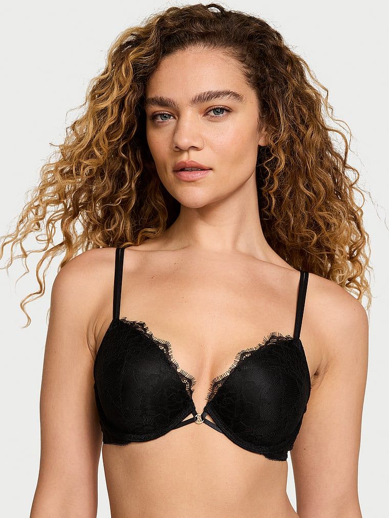 Very Sexy Sutien Push-up din dantelă în formă de trandafir