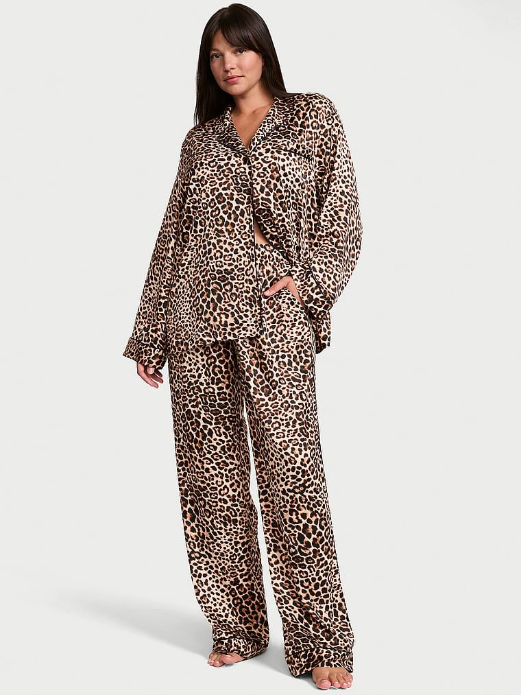 Victoria's Secret Set pijamale lungi din satin