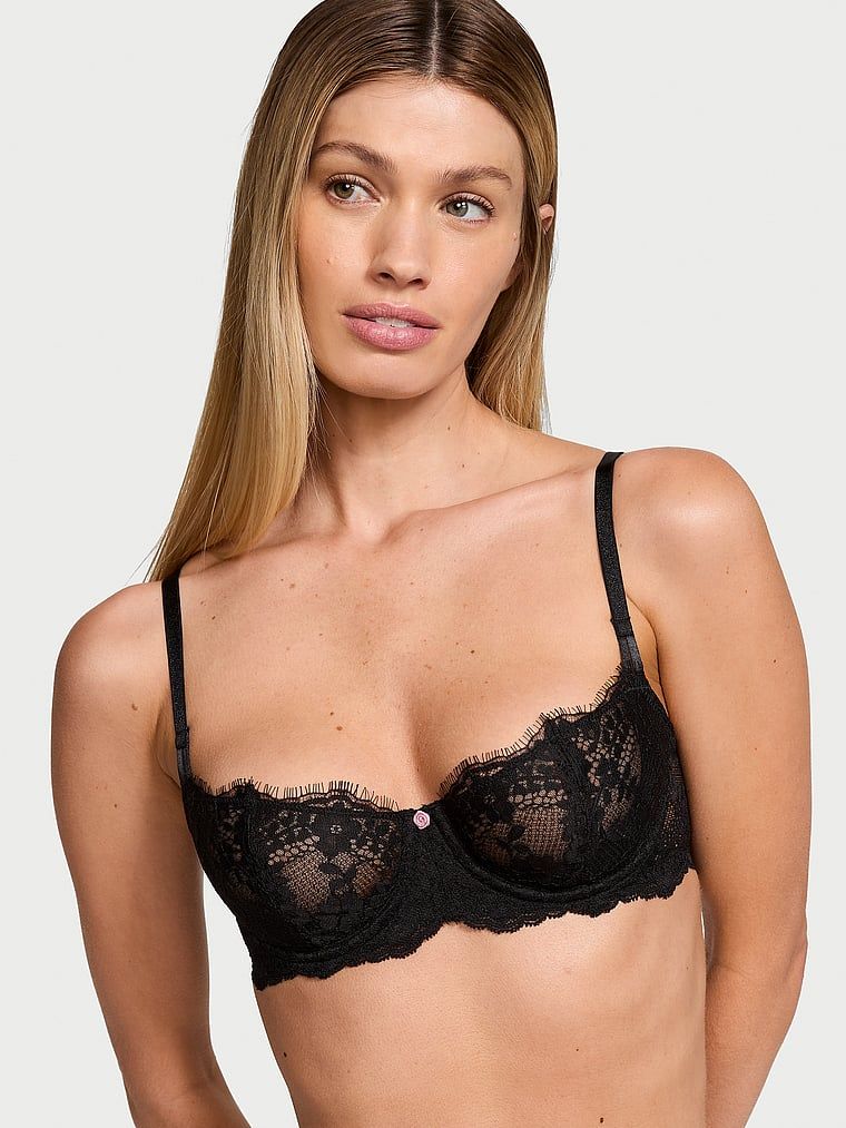 Dream Angels Sutien Balconette Wicked din dantelă, fără căptușeală