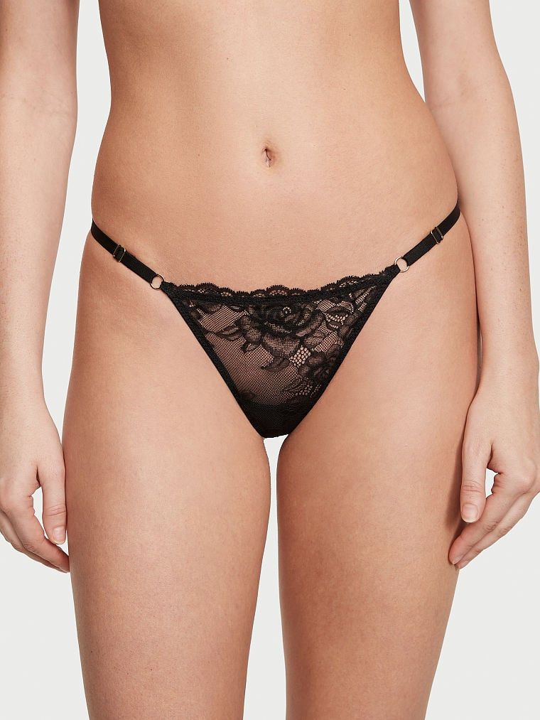 Very Sexy Chiloți V-String reglabili din dantelă