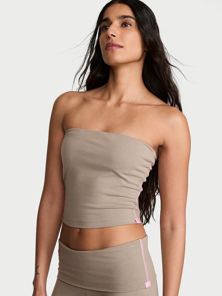 Angel Essentials Top din bumbac fără bretele