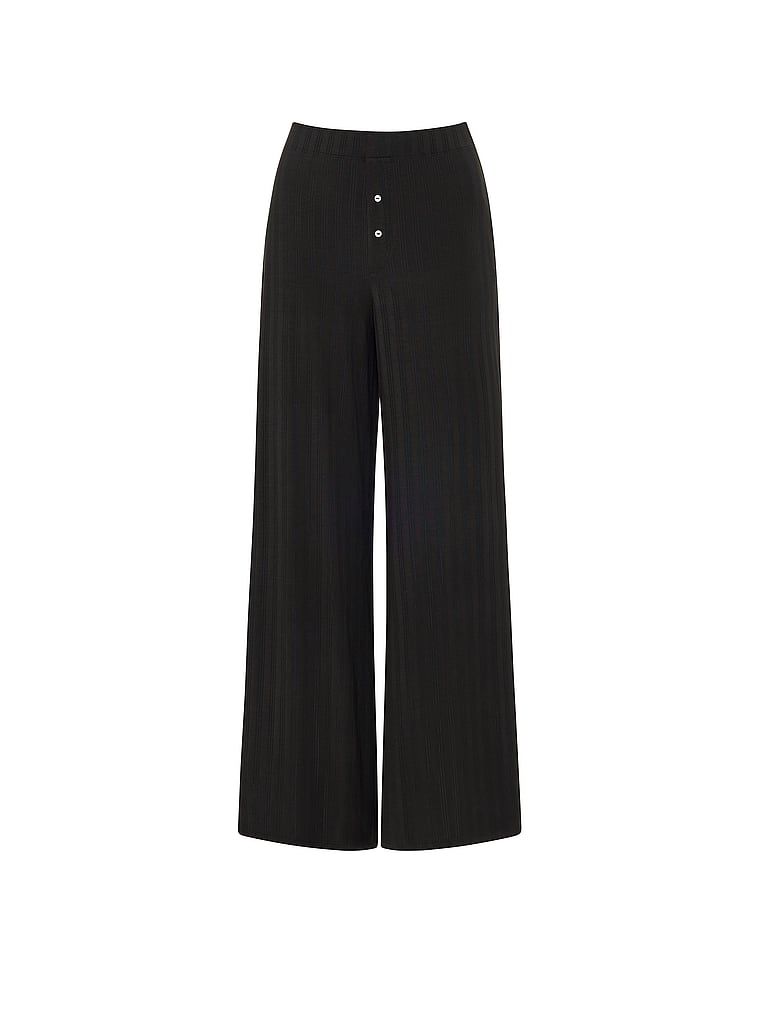 Pantaloni de dormit modali SoSoft Ultra-Fine. Produsul este negru și provine din colecția Victoria's Secret.